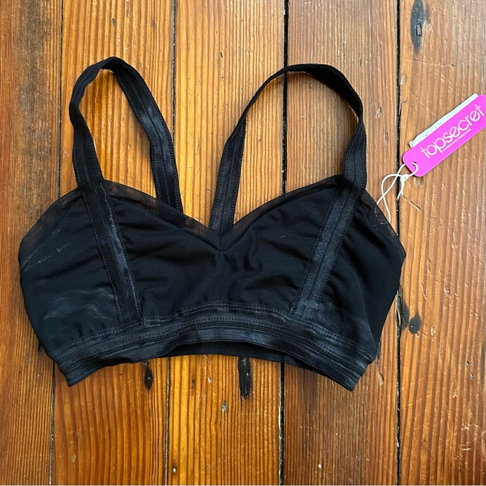 NWT Top Secret Miss Matched bra XS